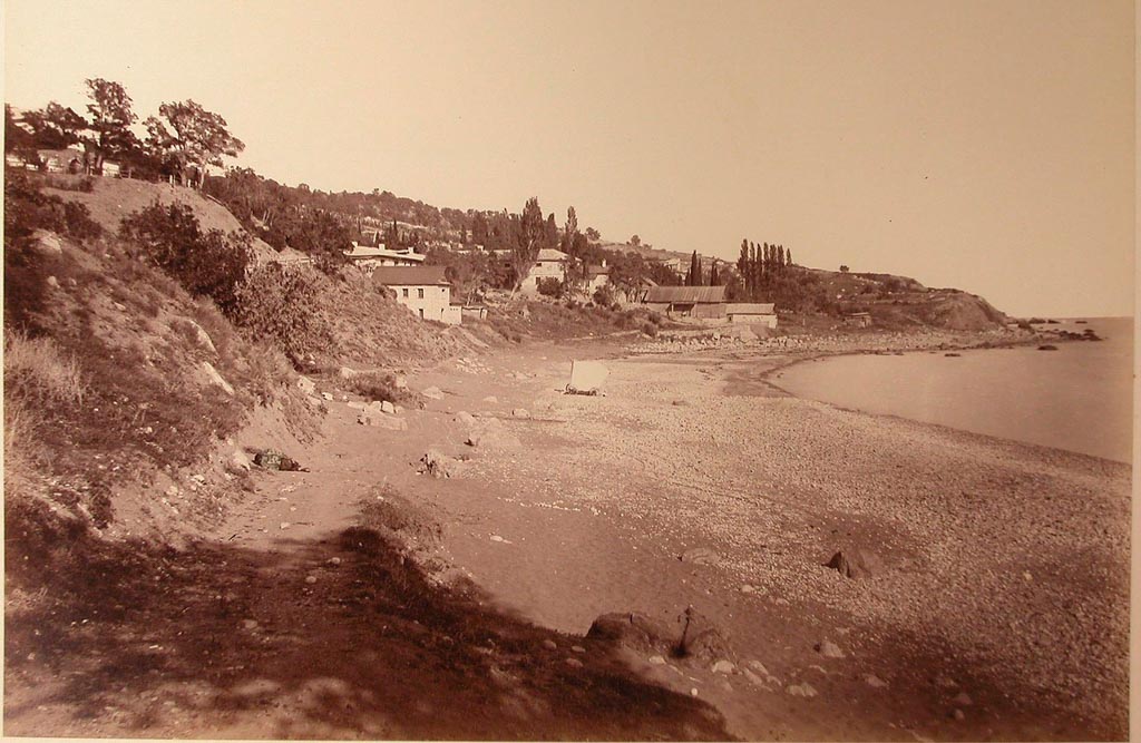 Пляж в старом Симеизе