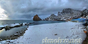 Симеиз: пляж зимой